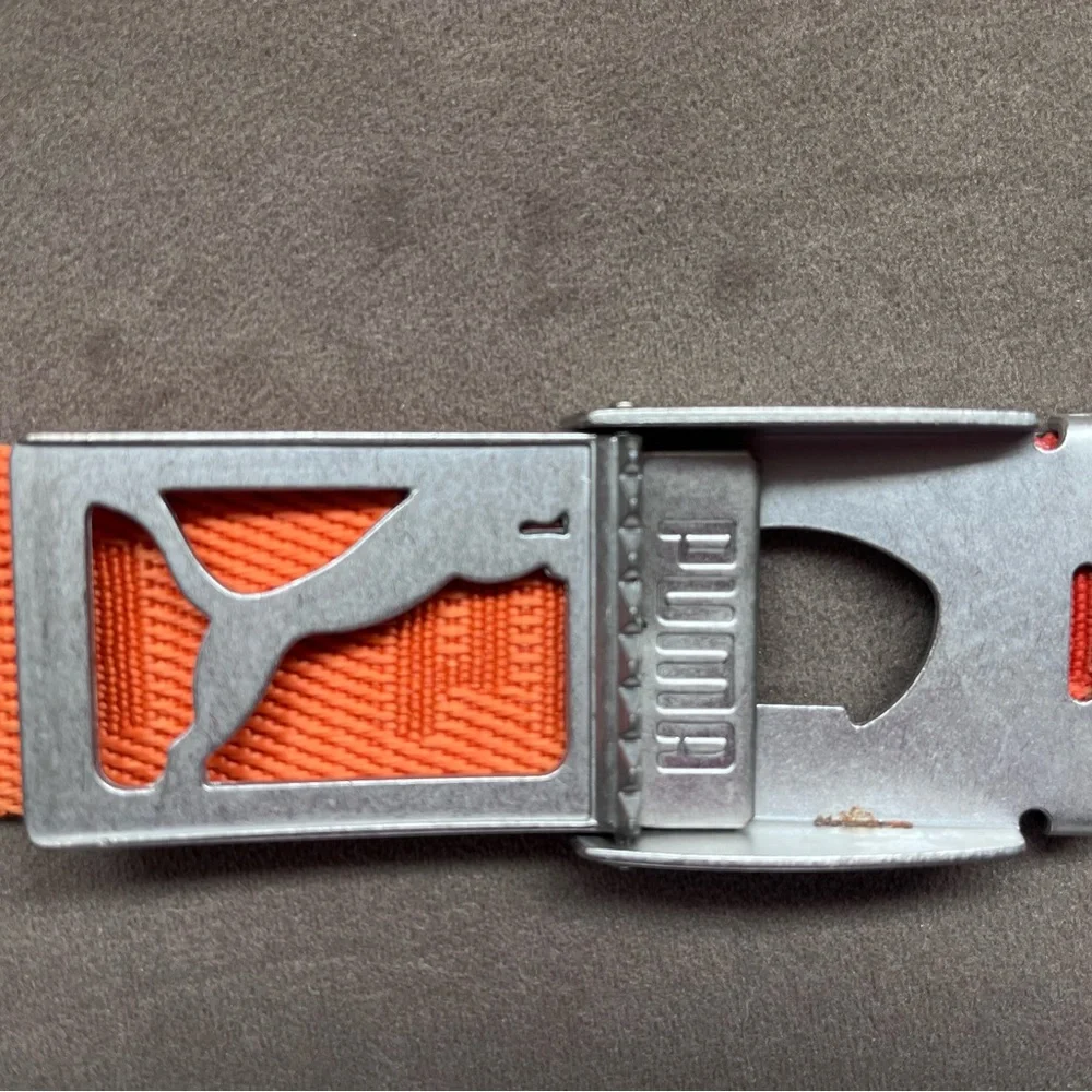 PUMA Men's Vibrant Orange Golf Belt